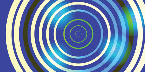 Abstract background  Neon green circles abstract pattern background Vector Illustration