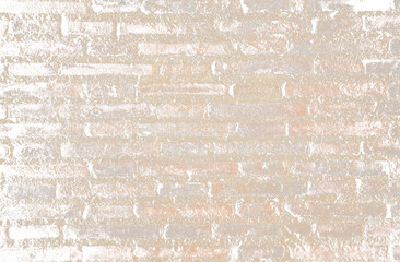 Ladrillos rojizos dispuestos horizontalmente con mortero beige visible, mostrando textura y variaci&oacute;n de color.