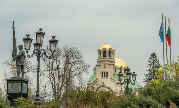 Cathedral of Saint Alexander Nevsky in Sofia, Bulgaria