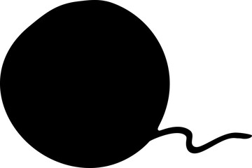 Yarn Ball Hand Drawn