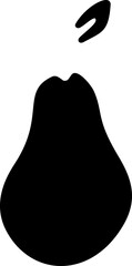 Pear Fruit Silhouette