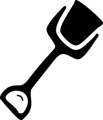 Sand Shovel Simple Icon