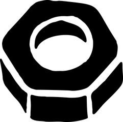 Hand Drawn Nut Doodle