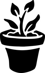 Hand Drawn Plant Pot