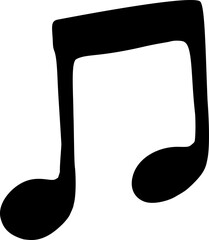 Doodle Music Note Icon