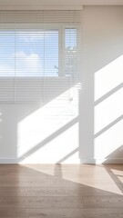 Obraz premium Bright Empty Room with Natural Light.