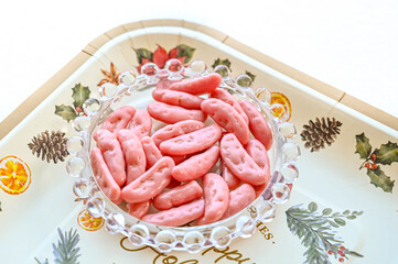 柿の種　あまおう苺味