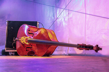 Une contrebasse