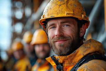 Dedicated Builders Shine with Confidence in a Busy Construction Environment