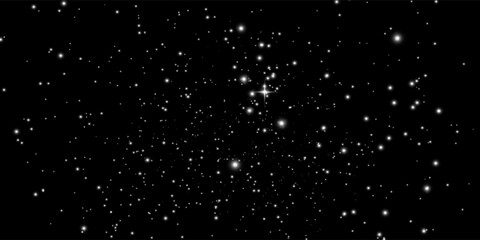 Abstract starry sky. Seamless pattern