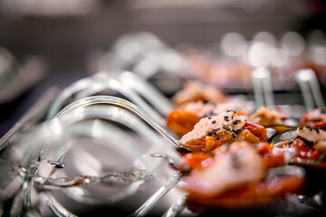 Exquisite tuna belly with peppers