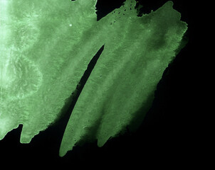 Bright painted green and yellow watercolour texture. Hand drawn background