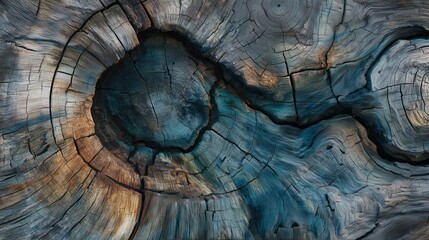 abstract tree stump rings texture with weathered wood natural patterns