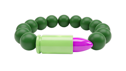 Bullet and Beads: Conceptual Design on White