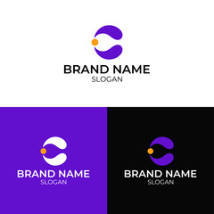Minimal Corporate Tech Logo for Customer Support Business