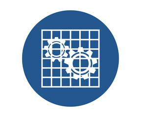 ISO 7010 M027 Check guard sign. Obligation sign pictogram vector design and illustration.