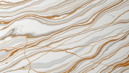 Elegant Marble Texture Design with Rich Gold and Grey Veins for Interior Decoration or Background Use