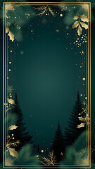 Dark Green Christmas Elegance