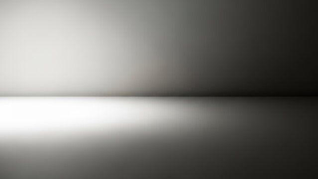 Abstract background studio room interior design concept with soft gradient lighting and subtle texture, creating a dramatic and modern empty space for product presentation or graphic design backdrop