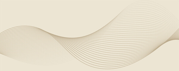 Abstract background with lines and waves. Web banner size. Element for design. Vector background for brochure, booklet, flyer, poster.