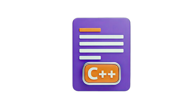 C++ Code Document Icon - Programming Concept