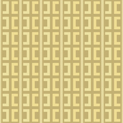 Naklejka premium Lines, brackets ornament. Seamless pattern. Geometrical backdrop. Shapes background. Geometric wallpaper. Polygons motif. Digital paper. Textile print. Abstract vector.