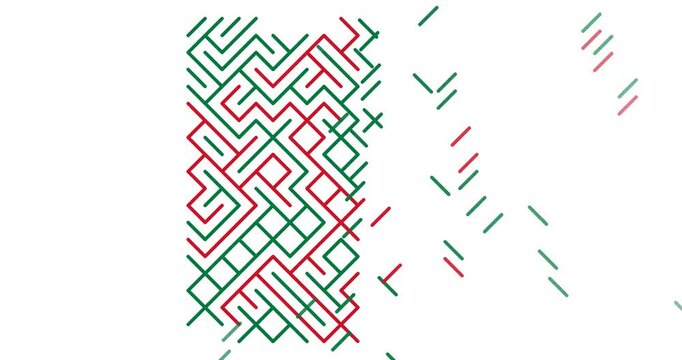 Modern Diagonal Stream Creating Egypt Outline