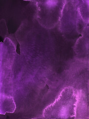 Bright painted neon pink and violet watercolor texture. Hand drawn background