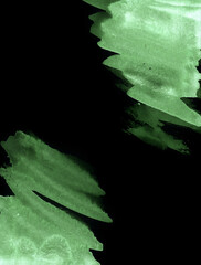 Bright painted green and yellow watercolour texture. Hand drawn background