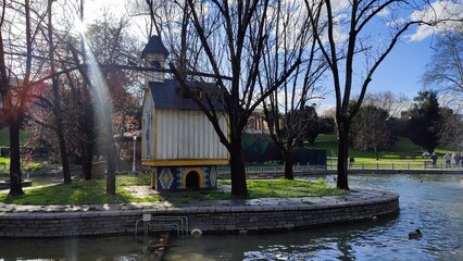 Fototapeta premium parque en Bilbao 