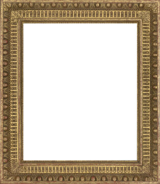 Blank Picture Frame Antique Gold Ornate