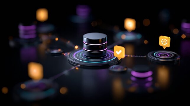 Exploring the Intricate Connectivity of Data Structures and Networks: A Digital Overview of Information Management Systems - Powered by Adobe