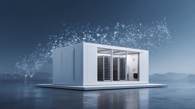  Future of AI with an innovative design for high tech datacenter  - Powered by Adobe