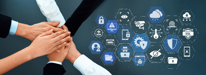 Cyber security protection and cyber security strategies against cyber threats, system hacks,...