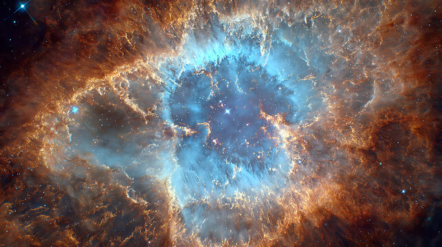  Eye-catching image of a blue supergiant star as seen from space 