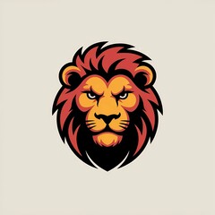 lion head vector illustration