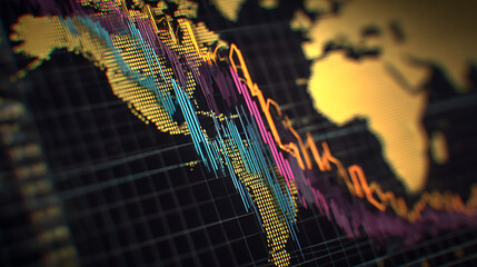  Animated charts and diagrams showing global economic slowdown (2)