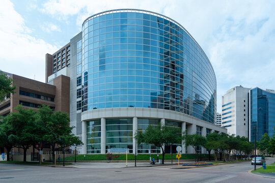 Houston, Texas, USA - April 7, 2024: Texas Heart Institute at St. Luke's Health, The Denton A. Building in Houston, Texas, USA. 