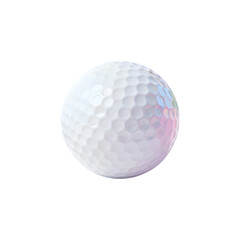 High-quality golf ball with vibrant dimples