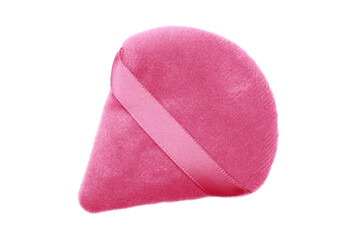 pink triangle soft makeup sponge, cosmetic loose powder puff, smooth foundation puff, beauty...