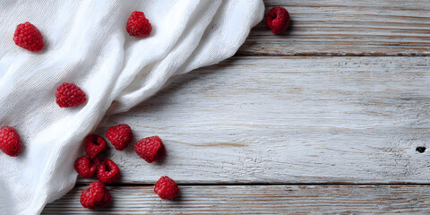 Wooden surface white napkin minimalist flat lay lifestyle