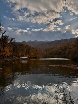 lake Parz in the forest Dilijan, Armenia