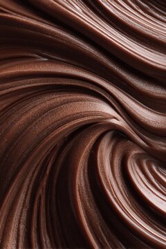 Luxurious swirling chocolate texture perfect for confectionery design