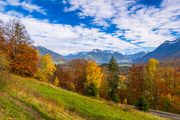 Autumn in the Walgau Valley, State of Vorarlberg, Austria