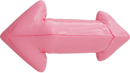 Pink Balloon Arrow