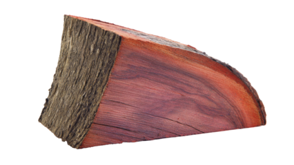 Redheart Wood Piece on Transparent Background