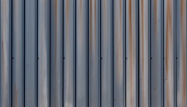 weathered metal siding fence background