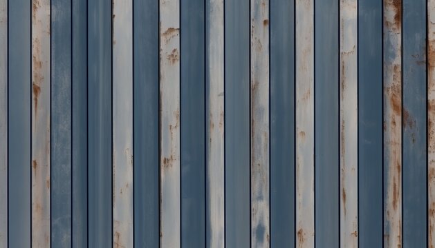 weathered metal siding fence background