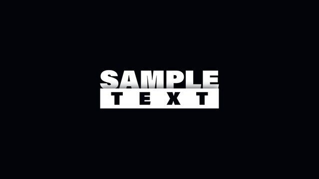 Text Animations