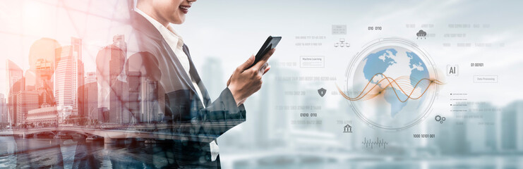 Global AI and data processing system enhances data, AI, and processing efficiency through digital network and global integration of intelligent technology Vouch